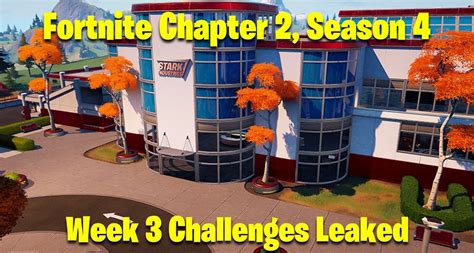 Since chapter 2 season 4 started, the authority became much more empty. Fortnite Chapter 2 Season 4 Week 3 Leaked Challenges ...