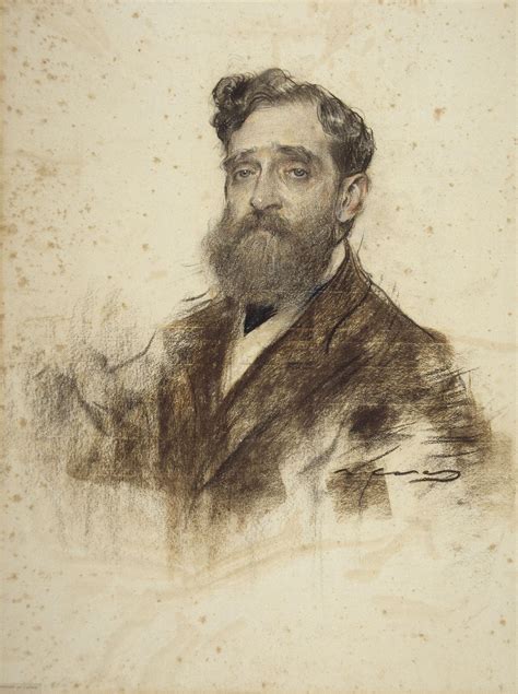 Portrait By Ramón Casas I Carbó 1866 1932 Bocetos De Retrato