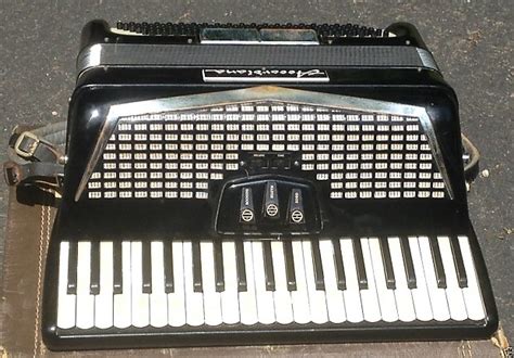 Excelsior Accordiana Accordion 41 Note 120 Bass W Case Black Reverb