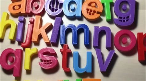 I Have The 3d Printed Tvokids Letters Youtube