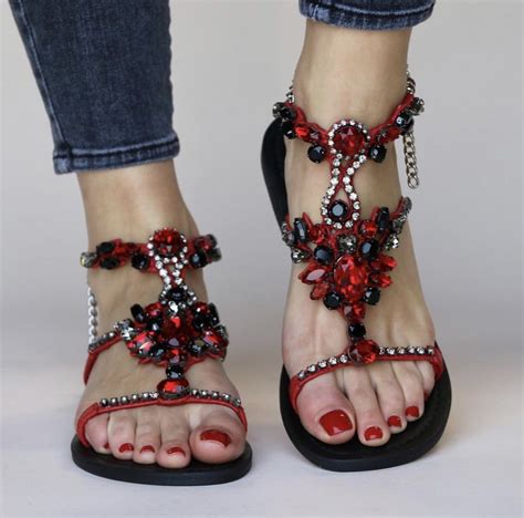 Pin by Mystique Sandals on Red sandals | Mystique sandals ...