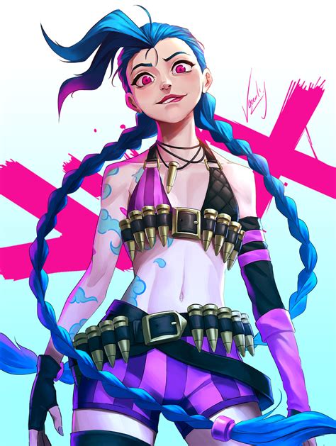 Artstation Jinx Fan Art League Of Legends