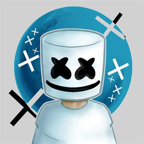 Marshmello Art Digital Art By Miranti Angel Pixels