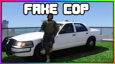 Gta 5 Roleplay Fake Cop Gets Chased By Real Police Redlinerp Youtube
