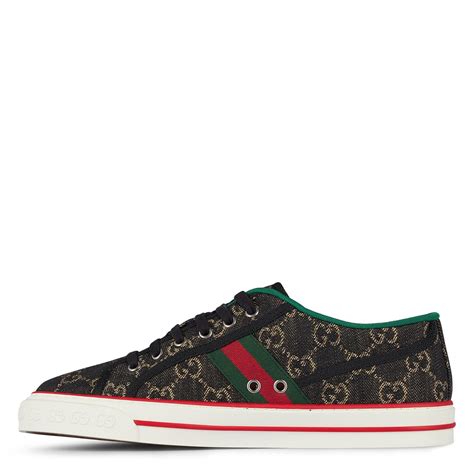 Gucci Tennis 1977 Webbed Jacquard Sneakers Men Low Trainers