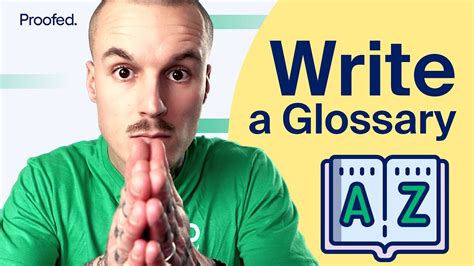 How To Write A Glossary For Tricky Terminology Youtube