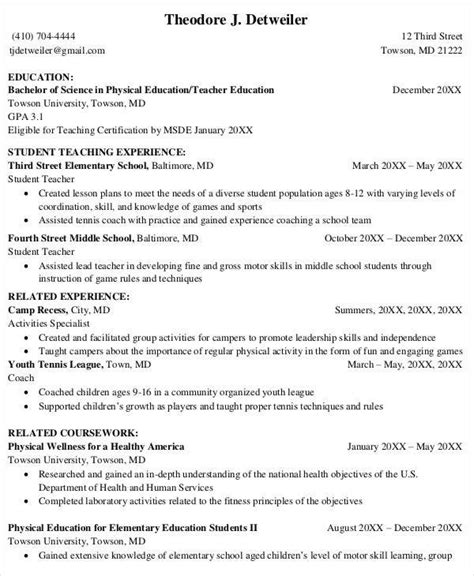 Sample Resume For Fresher Teacher Job In India Lecturer Sample