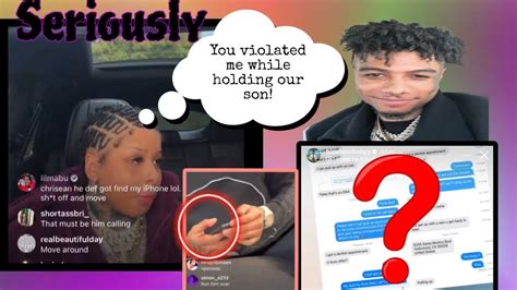 Blueface Puts Hands On Chrisean While Holding The Baby Chrisean Steals