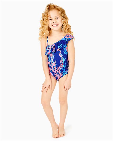 Upf 50 Girls Mini Zita Swimsuit Lilly Pulitzer