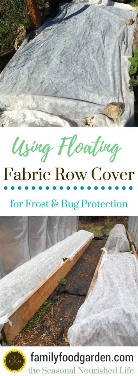 If you have tender plants like basil, pepper or impatients when that cold weather comes it will zap those plants. Frost and Pest Protection with Row Covers | Family Food Garden