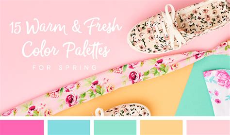 15 Fresh Color Palettes For Spring Creative Market Blog