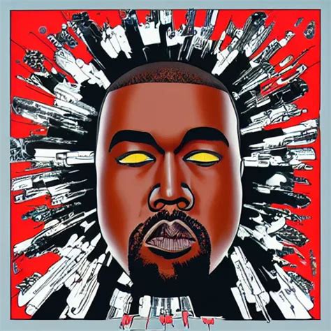 Kanye West Album Cover By Akira Toriyama Stable Diffusion Openart