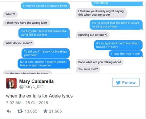 This Lady Texts Adele S Hello Lyrics To Her Ex Guess What He Did To Her Ọmọ Oòduà