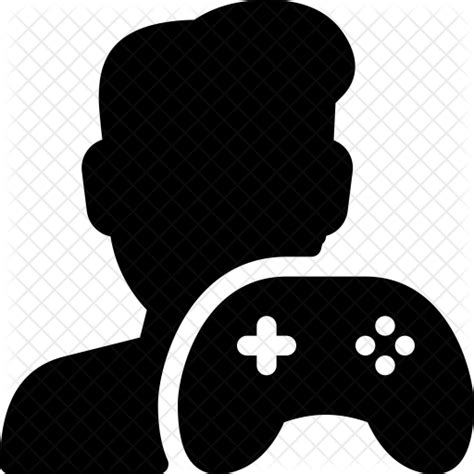 Gamer Icon Download In Glyph Style