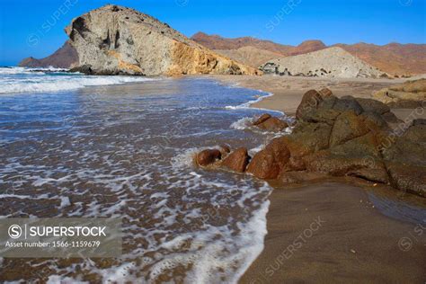 Cabo De Gata Monsul Beach Biosphere Reserve Cabo De Gata Nijar Natural Park Almeria