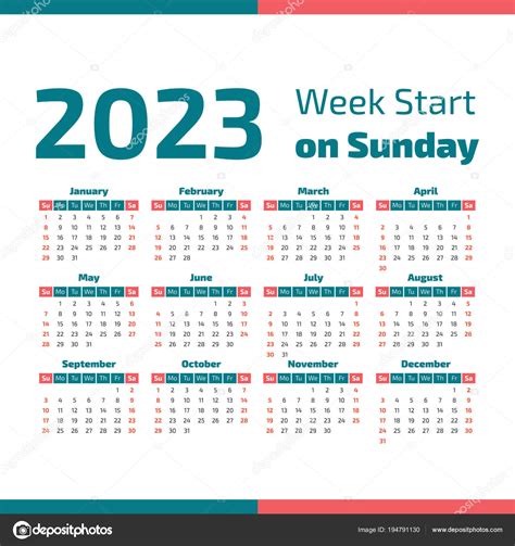 Calendario 2023 Con Semanas Imagesee