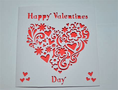 Christmas cards, birthday cards, big photo cards, and many more. Sweet Pea Design: Laser Cut Valentine's Day Card