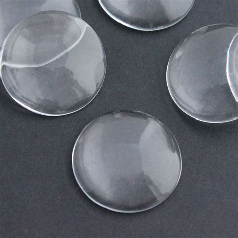 25mm Round Glass Dome Cabochons Jewellery Making Supplies Ireland