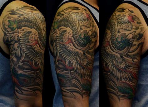 Half Sleeve Phoenix Tattoo Chronic Ink
