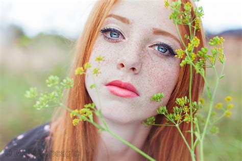 Freckles By Maja Topčagić Redhead Model Portrait Images Dating