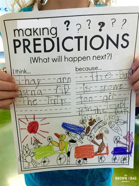Activities for first graders can be both educational and fun. Making Predictions: 1st Grade Read Aloud - The Brown Bag ...