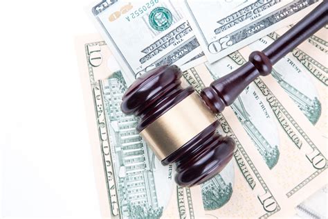 Dollar Banknotes And Judge's Gavel Free Stock Photo - Public Domain