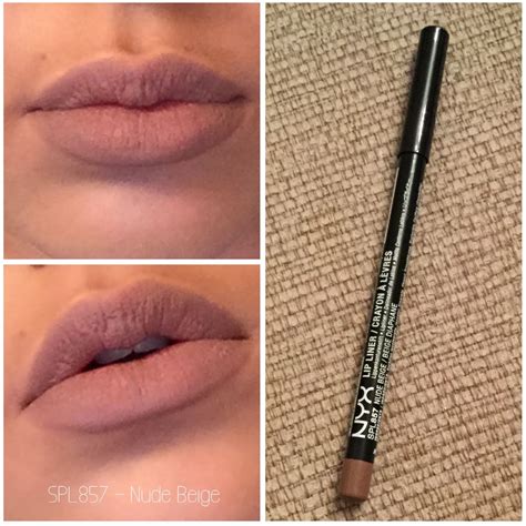 Nyx Nude Beige Slim Lip Pencil Review Swatches My Xxx Hot Girl