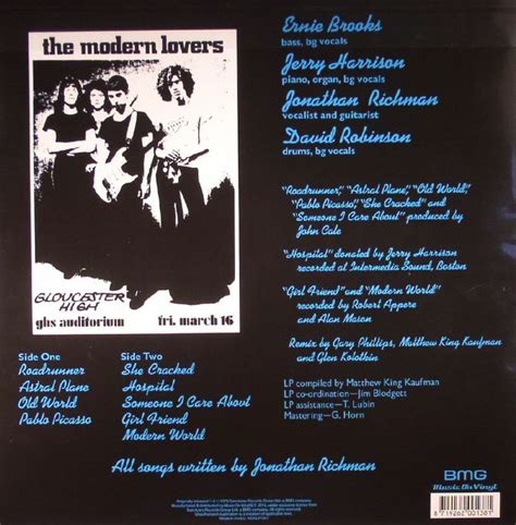 The Modern Lovers The Modern Lovers Vinyl At Juno Records