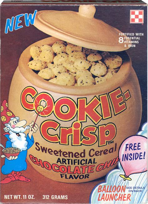Cookie Crisp Chocolate Chip Late 70s Cookie Crisp Box