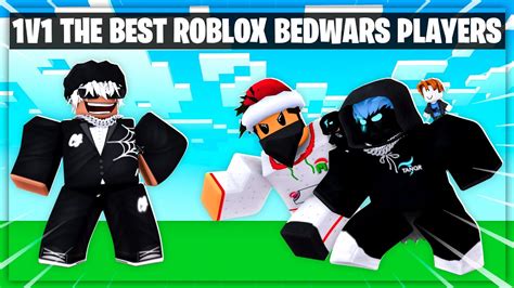 I 1v1d The Best Roblox Bedwars Players Youtube