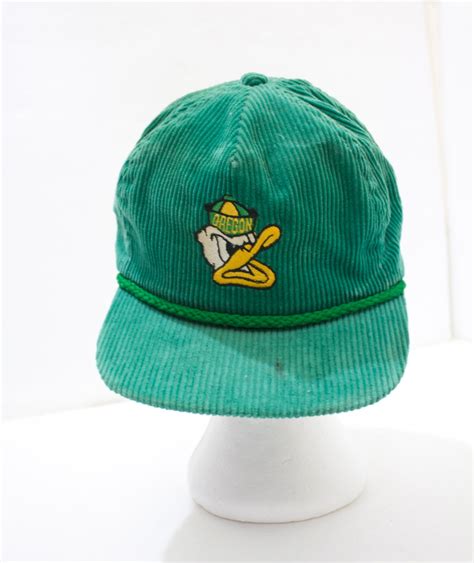 Vintage Retro Oregon Corduroy Snapback Hat