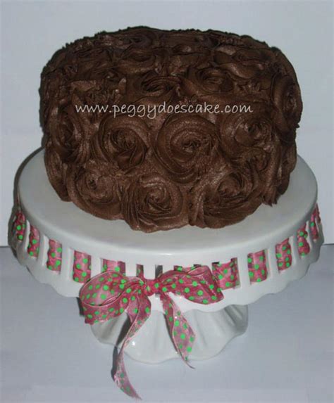 Amandas Chocolate Rose Cake Decorated Cake By Peggy Cakesdecor