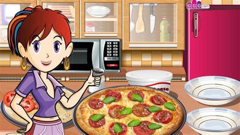 Usa el ratón para seguir las instrucciones de sara. Sara's Cooking Class - Pizza Tricolore - YouTube