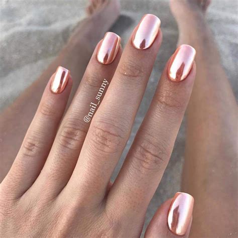 Rose Gold Manicure 32 Gentle Ideas For The Charming Gentleman Gold