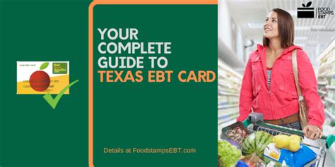 Every family approved to receive benefits is issued a card through which they receive, spend and manage their benefits. Texas EBT Card 2021 Guide - Food Stamps EBT