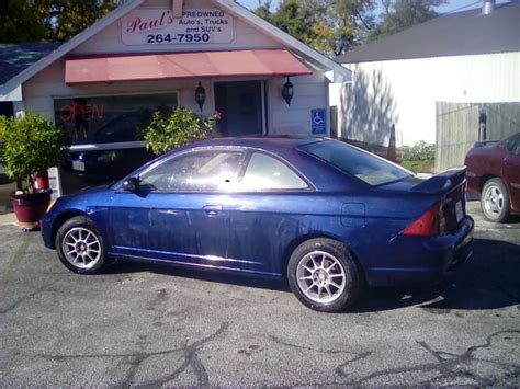 2001 Honda Civic Ex 2dr Coupe In Des Moines Ia Pauls Paint And Body Shop