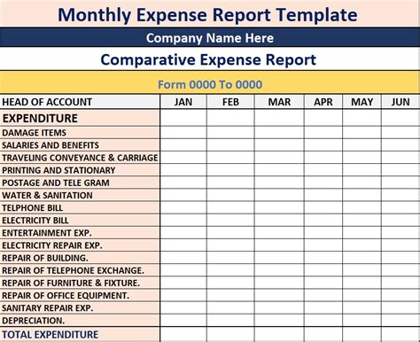 Expense Report Template Excel Word Templates Note Card Template