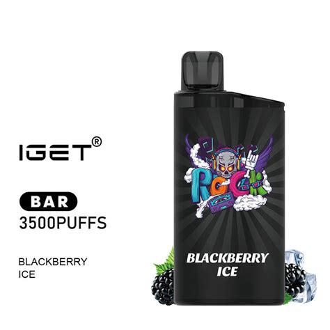 Iget Bar Vape 3500 Puff Blackberry Ice Au