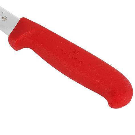 victorinox swiss army 5 6601 15 curved semi stiff boning knife w 6 blade red fibrox® pro handle