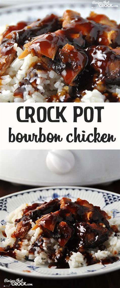 Crock Pot Bourbon Chicken Recipe Gluten Free Sauces