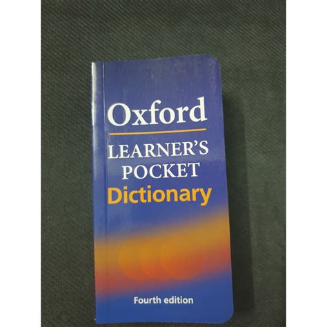 Từ điển Bỏ Túi Anh Anh Oxford Learners Pocket Dictionary Fourth