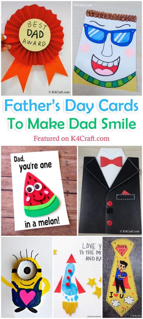 Check spelling or type a new query. DIY Father's Day Cards to Make Dad Smile • K4 Craft