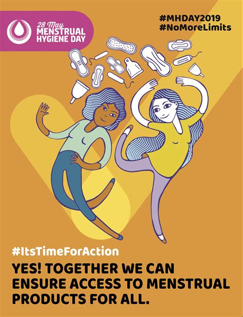 menstrual hygiene day 2019 it s time for action pure water for the world