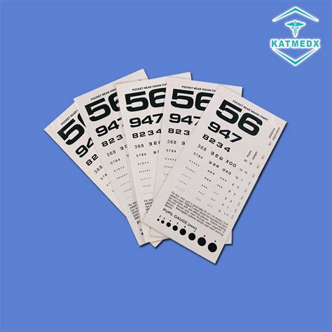 Jaeger Eye Chart Vision Acuity Testing Shopee Philippines