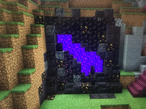 Nether portal build : Minecraft