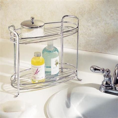 Place decorative items on your bathroom counter so you'll think of it as a sanctuary, rather than a install shelves in the hidden areas of your bathroom, such as behind vanity and closet doors, to. 2 SHELF COUNTERTOP BATHROOM ORGANIZER | Get Organized ...