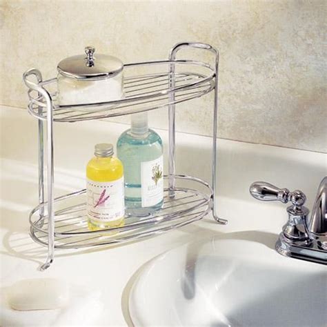 Place decorative items on your bathroom counter so you'll think of it as a sanctuary, rather than a install shelves in the hidden areas of your bathroom, such as behind vanity and closet doors, to. 2 SHELF COUNTERTOP BATHROOM ORGANIZER | Get Organized ...