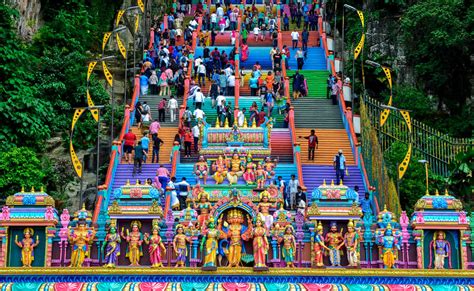 It got the name from a river called the sungai batu (stone river) that flows not far from the main cave. Batu Caves Tour, Kuala Lumpur | Book At ₹650 Only