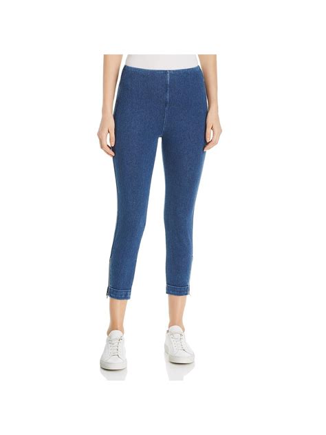 Lysse Womens Zipper Cuff Denim Cropped Jeans Walmart Com