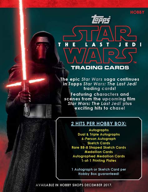 Was excited about ordering it, since we enjoy the original. 2017 Topps Star Wars Episode VIII - The Last Jedi Trading ...